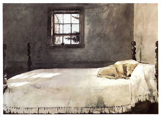 master bedroom by andrew wyeth