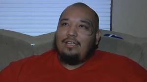 Abe Thomas, animal advocate and rescuer, as depicted in a screengrab from the KTEN website.