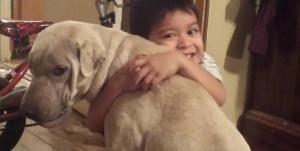 Muneka and her boy, as shown on the FOX 16 website.