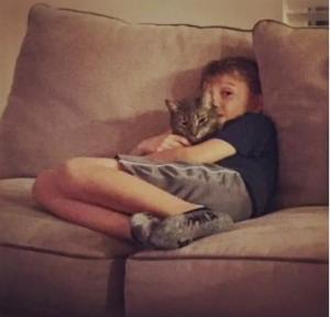 Tails and his boy, as shown on the News4Jax website.