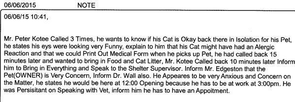 Portion of MAS records for Uptimus, cat ID #278237.