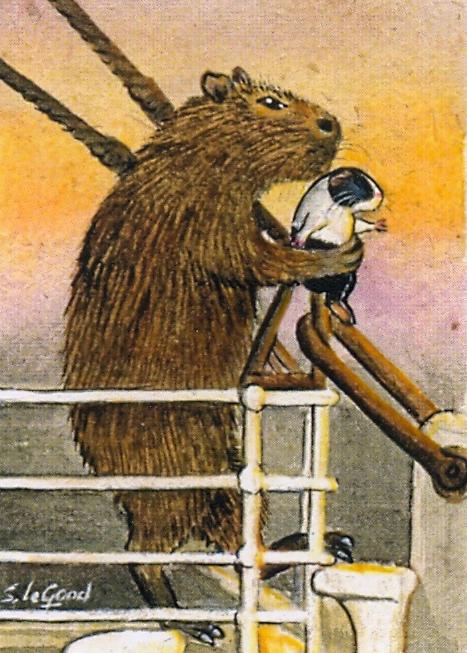 GUINEA PIG & CAPYBARA by Suzanne Le Good 